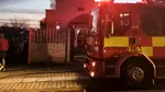 Incendiu la o biserică din judeţul Bihor. Întregul acoperiş, în flăcări