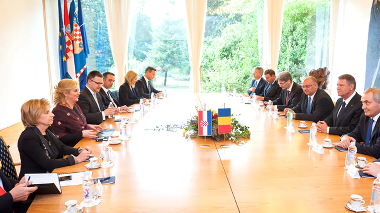 Iohannis: România şi Croaţia ar avea de câştigat în urma integrării europene a Balcanilor de Vest