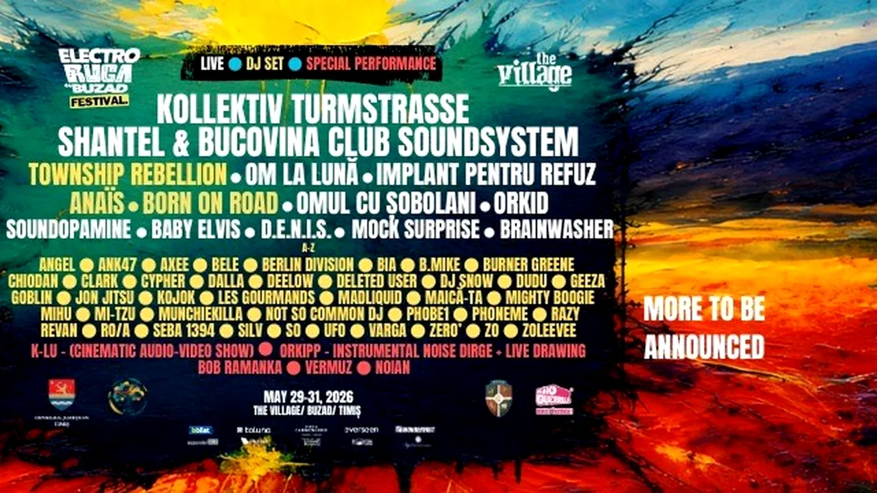 Electroruga Buzad lansează artileria grea: valul 2 aduce nume internaționale din techno și drum & bass