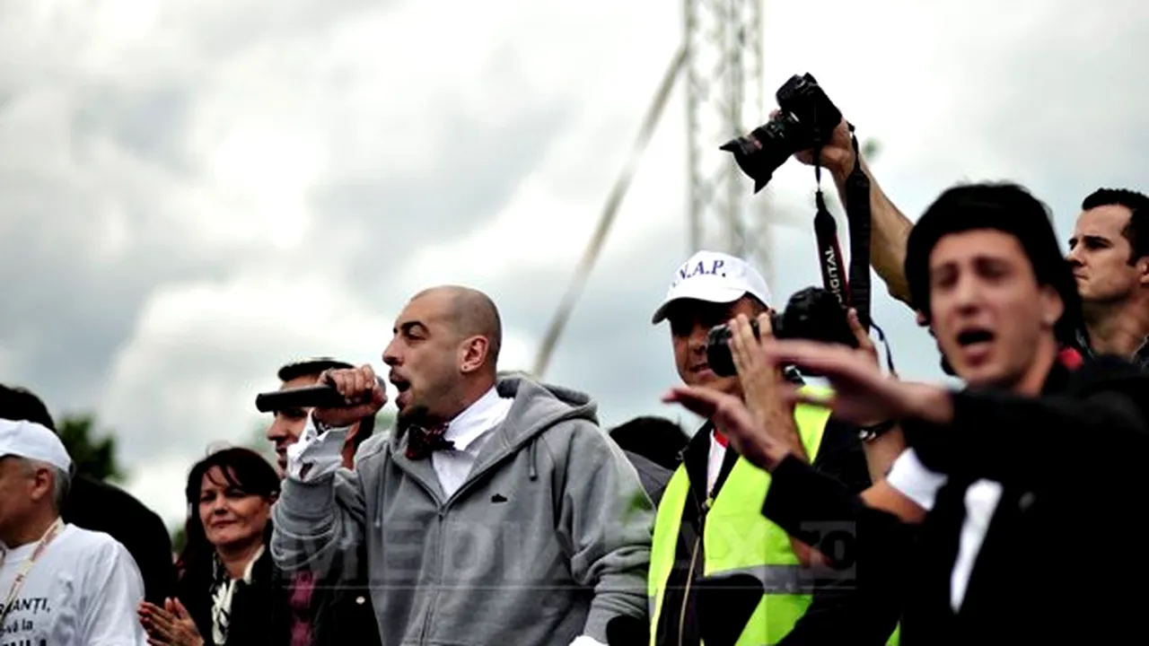 CRBL a cântat la protestul din Piaţa Victoriei
