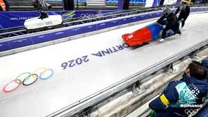 Milano Cortina 2026. Echipajul românesc de bob 2 persoane masculin, pe locul 10 după prima manșă