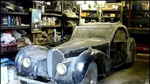 Un automobil Bugatti din 1937, scos la licitaţie