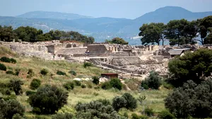 Incendiu de pădure în apropierea sitului arheologic Phaistos din Creta