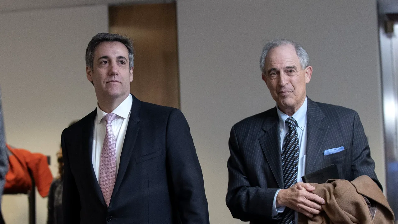 Michael Cohen va fi încarcerat luni pentru plăţile făcute în numele lui Trump în 2016