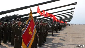 GALERIE FOTO Desfăşurare de forţe în Coreea de Nord. Cum arată artileria militară cu care se laudă Kim Jong-un că poate DISTRUGE Statele Unite