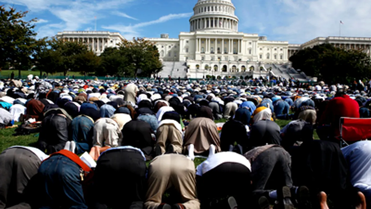 O mie de musulmani au manifestat la Capitoliul din Washington