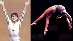 18 iulie 1976 – Nadia Comăneci devine prima persoană din istoria Jocurilor Olimpice care obţine nota 10 la gimnastică 