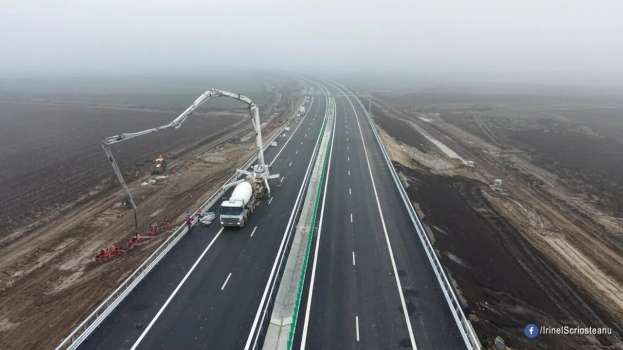 Ministerul Transporturilor: Curând, foarte curând, în trafic, încă 50 de km din Autostrada Moldovei A7