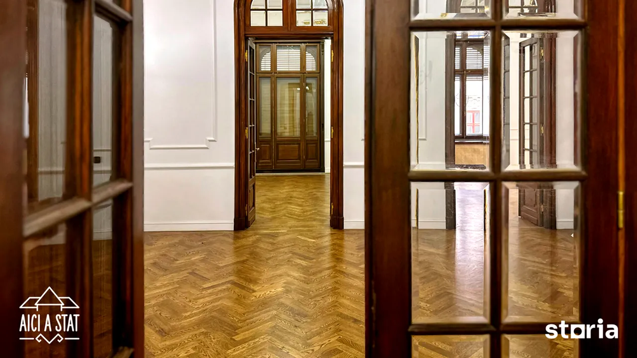 Vila interbelică decorată cu lei, struguri şi frunze de acant din inima capitalei