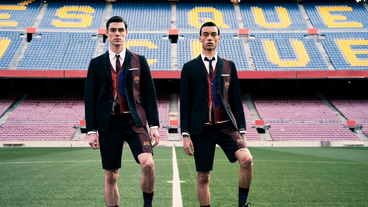 FC Barcelona se lansează în modă. Colecţia este semnată de designerul Thom Browne