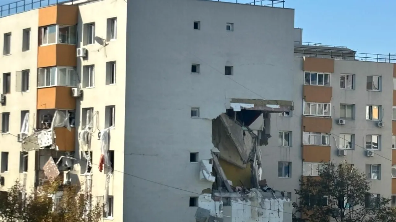 Jandarmeria, structurile MAI și autoritățile locale rămân la locul exploziei în timpul nopții