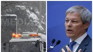 Premierul Dacian Cioloş: În 26 de judeţe există contracte de deszăpezire. Să urgentăm încheierea lor, să fie publice