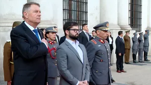 Klaus Iohannis, primit de omologul din Chile, Gabriel Boric