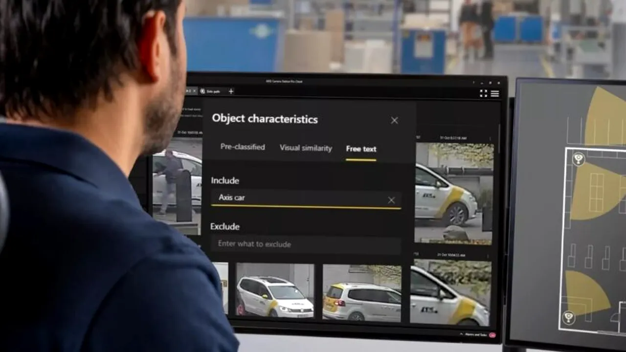 Căutare inteligentă cu AI în AXIS Camera Station Pro – acum și mai performantă