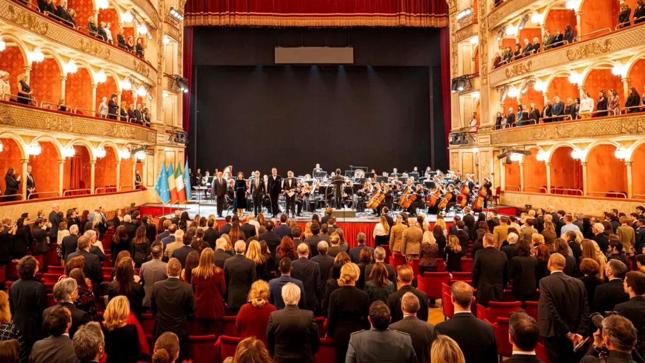 Orchestra Operei Naționale București, dirijată de Daniel Jinga, a concertat la Opera din Roma