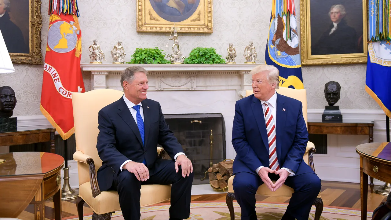 Klaus Iohannis, după întâlnirea cu Donald Trump: A fost semnat un memorandum de înţelegere între guvernul României şi cel al SUA privind tehnologia 5G/ Cei doi au discutat despre legea offshore şi OUG 114