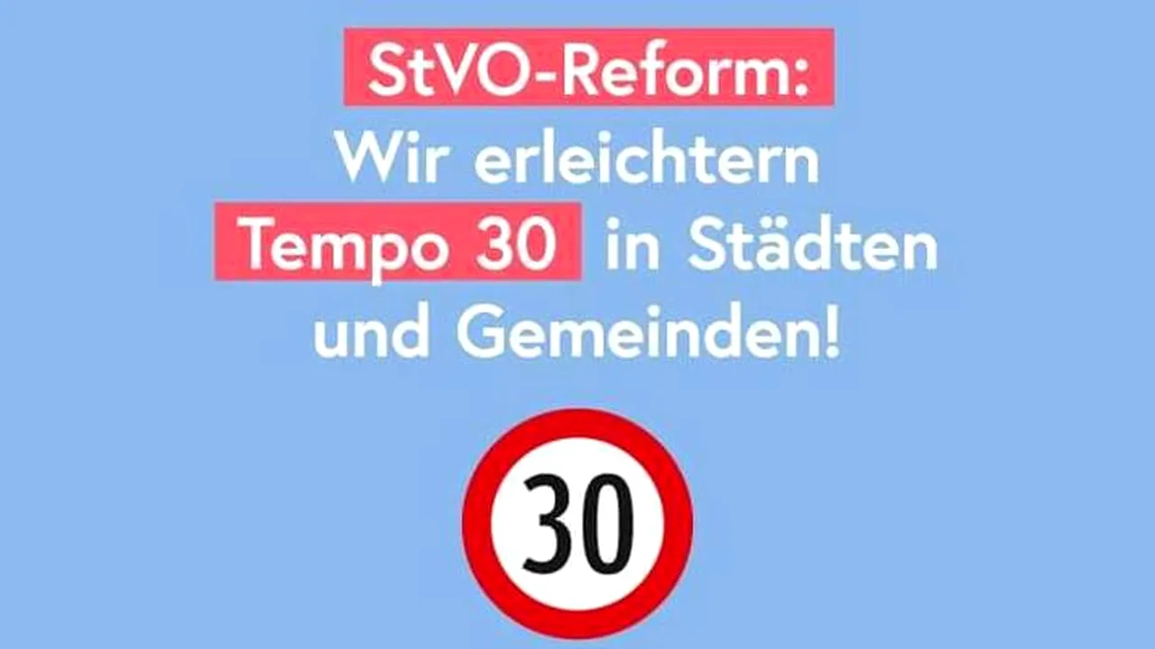 Austria îşi schimbă Codul Rutier: limita de viteză de 30 km/h, impusă de primării

