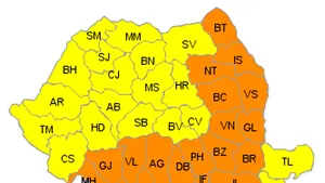 COD PORTOCALIU ŞI GALBEN DE CANICULĂ în toată ţara. Vor fi temperaturi de 42 de grade Celsius