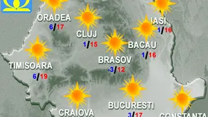 PROGNOZA METEO: Cum va fi vremea în weekend, în ţară, în Capitală şi la munte
