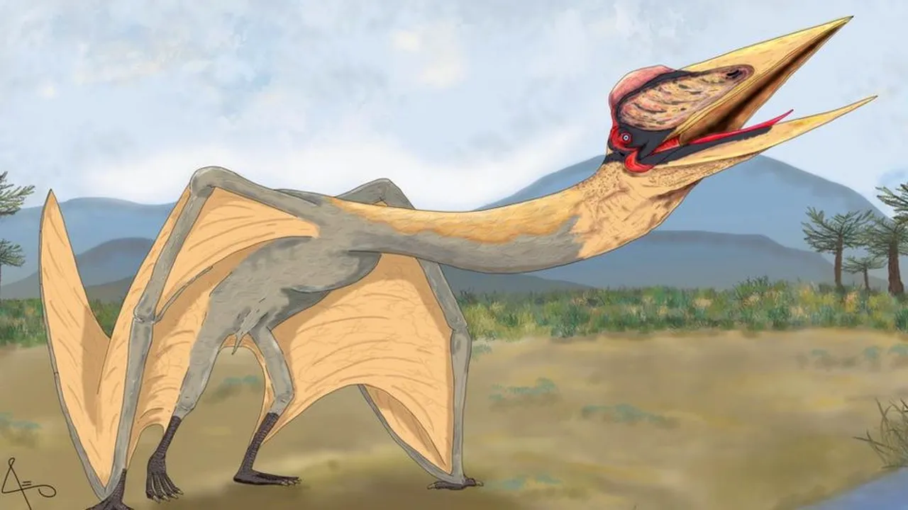 FOTO Dragonul Morţii, un nume şi o faţă de temut. Arheologii au descoperit rămăşitele unei reptile zburătoare de acum 86 milioane de ani 
