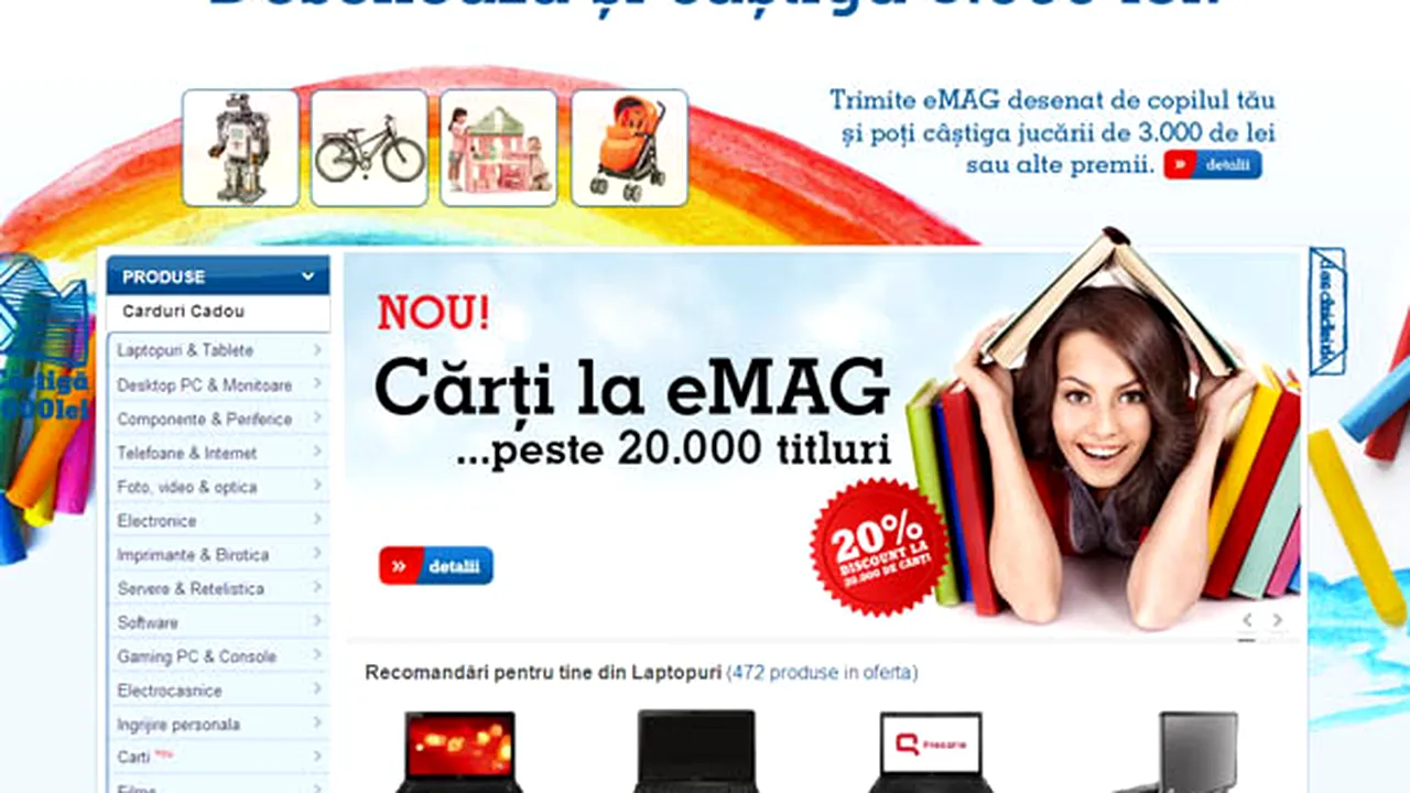 eMAG va vinde şi cărţi online
