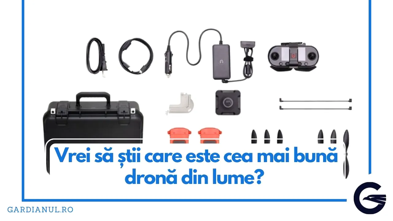 Cea mai performantă dronă cu cameră termică perfectă pentru stingerea incendiilor