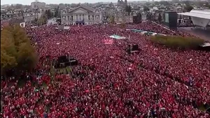 Manifestații în Amsterdam împotriva războiului din Gaza: Sute de mii de oameni au ieșit în stradă