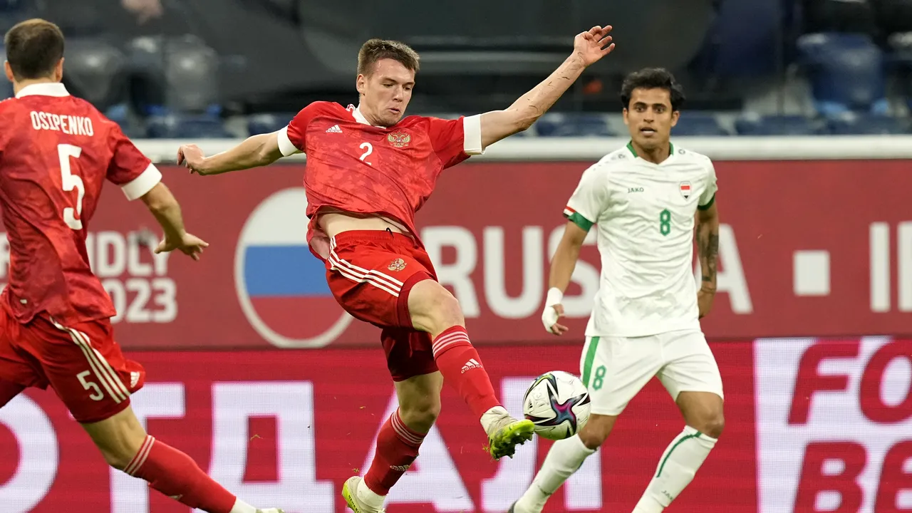 Rusia învinge Irakul în primul meci de fotbal pe teren propriu de la invazia din Ucraina