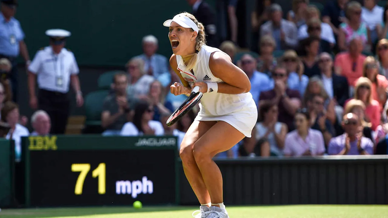 Pe urmele lui Steffi Graf. Angelique Kerber a triumfat la Wimbledon după ce a învins-o pe Serena Williams, în finală