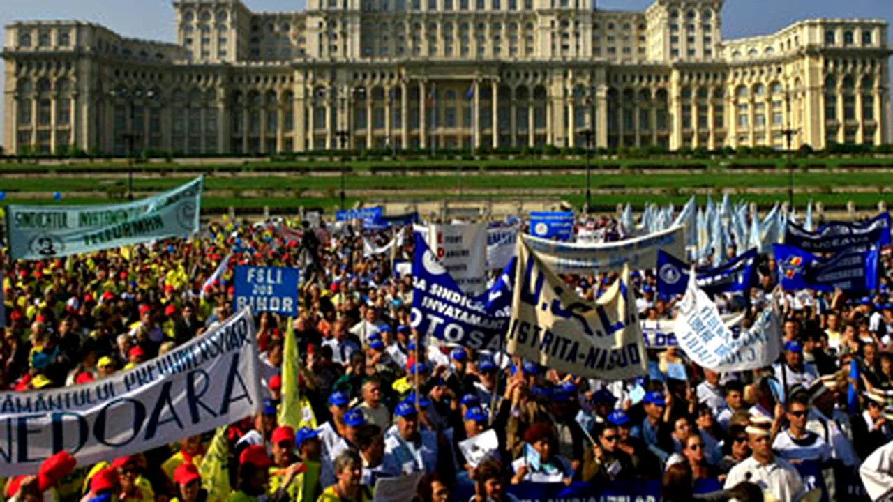Liderii confederaţiilor sindicale nu renunţă la proteste