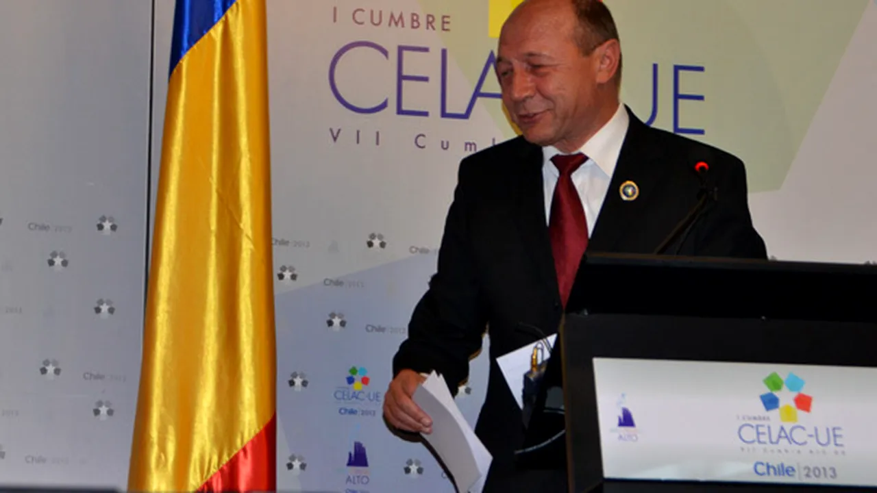 Băsescu: Ar fi de preluat şi în România tenacitatea chilienilor 
