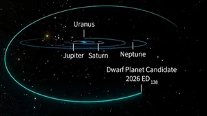 Descoperire la marginea Sistemului Solar: Un corp ceresc uriaș ar putea deveni a șasea planetă pitică recunoscută oficial