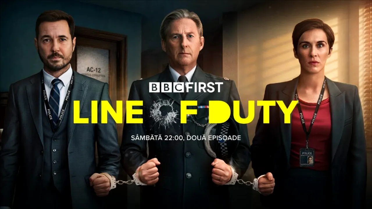 BBC First România difuzează toate cele șase sezoane ale serialului fenomen Line of Duty
