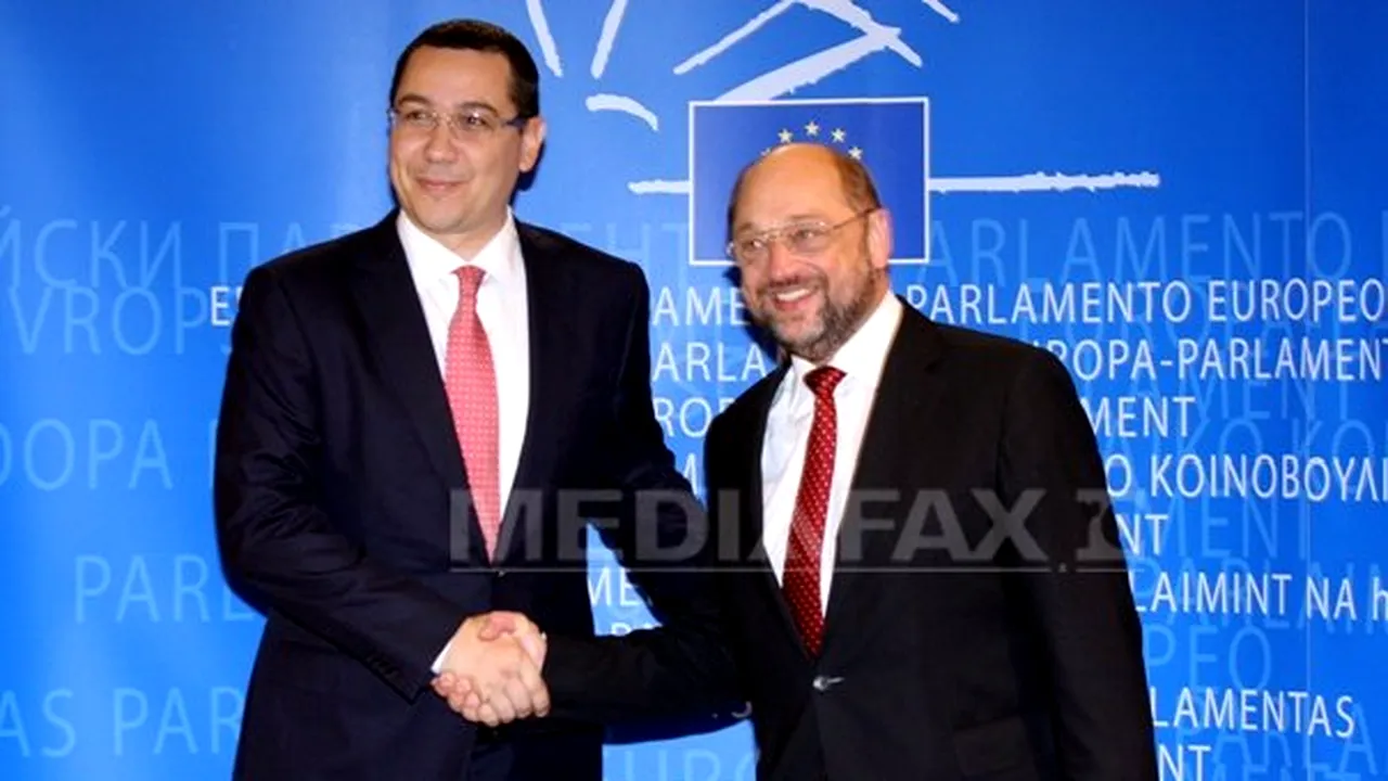 PDL afirmă că Schulz s-a implicat deschis în campania lui Ponta. Ce i se reproşează preşedintelui Parlamentului European
