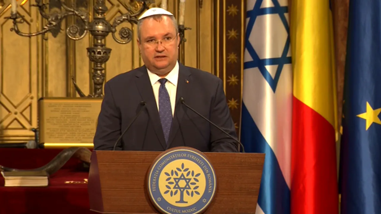 Ciucă: România, model regional în ceea ce priveşte combaterea antisemitismului