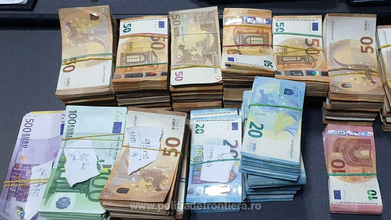 A forţat graniţa: un ucrainean a încercat să intre în România cu 300.000 de euro nedeclaraţi la vamă