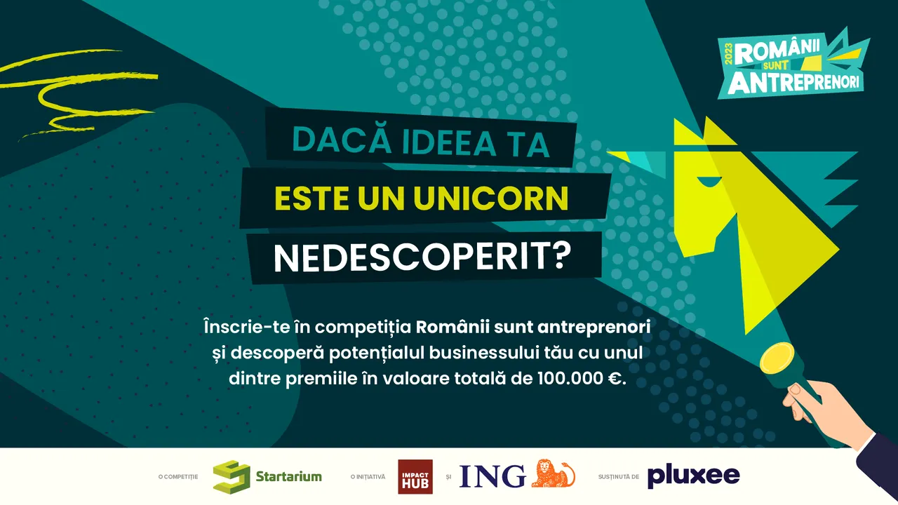 Ideea ta de business îţi poate aduce premii în bani la competiţia Startarium „Românii sunt antreprenori” (P)
