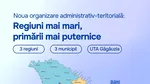 Republica Moldova renunță la sistemul administrativ moștenit din perioada sovietică. Cele 32 de raioane vor fi înlocuite cu trei regiuni