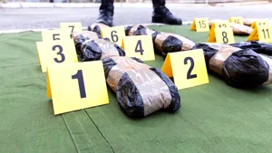 Şofer de tir, prins cu cocaină de un milion euro printre măştile de protecţie împotriva COVID-19