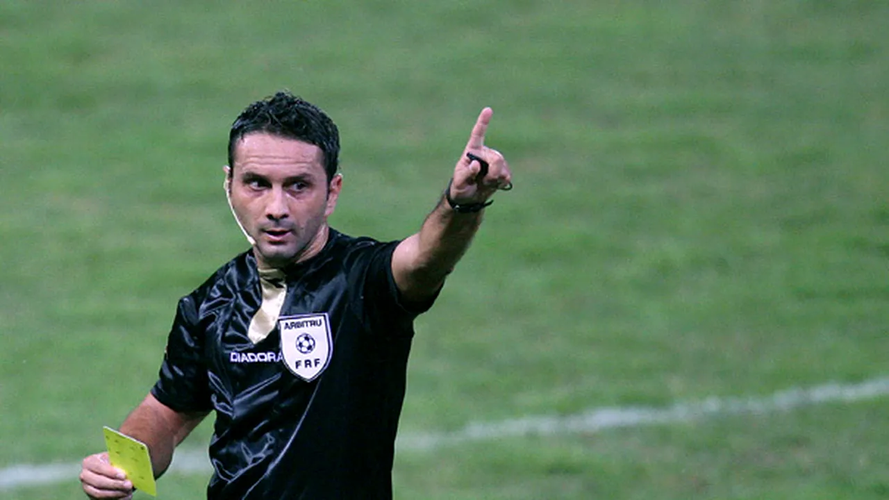 Sebastian Colţescu va arbitra partida Steaua Bucureşti - FC Timişoara