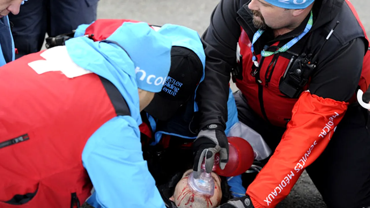 Un sportiv georgian a murit după un accident în timpul antrenamentului la JO de la Vancouver - FOTO