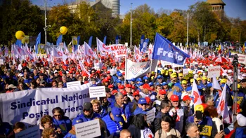 SOCIAL Protest la Palatul Cotroceni. Sindicaliștii cer președintelui declanșarea procedurii constituționale de mediere și oprirea austerității