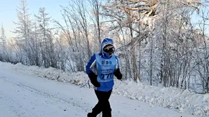 Maraton în Siberia la -52 de grade Celsius