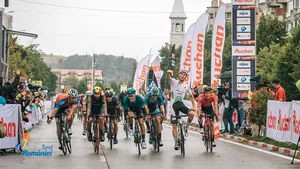 Turul Ciclist al României. Daniel Crista - performanţă în cea mai lungă etapă: este lider în clasamentul general 