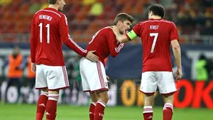 Atacantul danez Lucas Andersen a fost transportat la spital şi i-a fost montat un aparat dentar