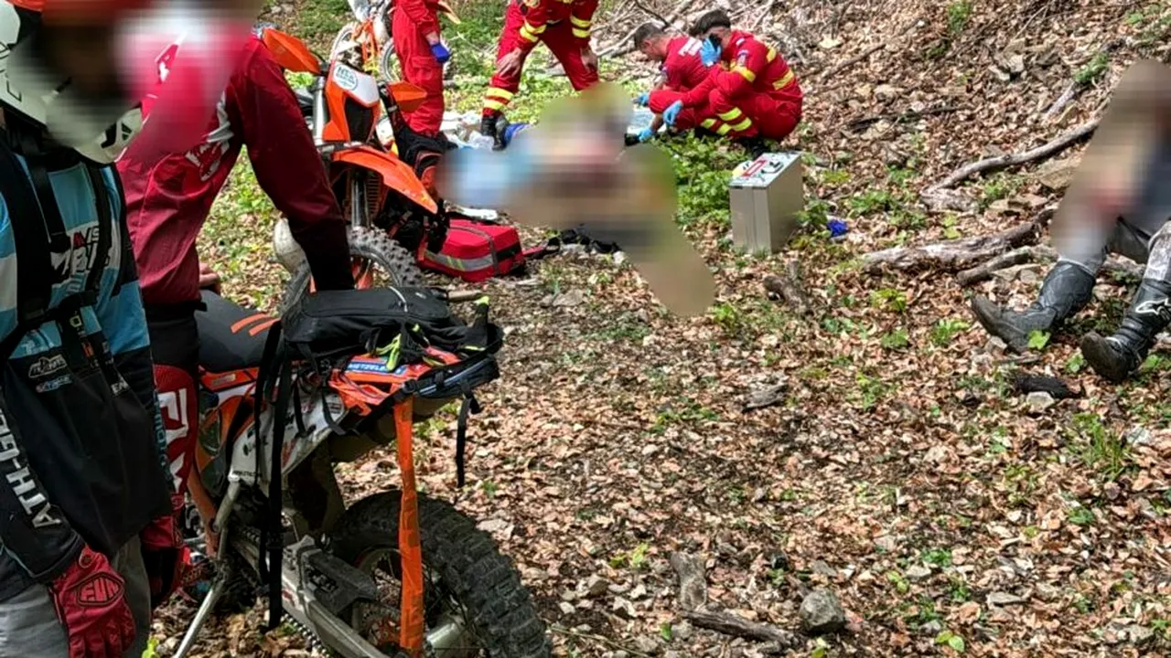Bistrița-Năsăud: Tânăr de 19 ani, mort după ce a căzut cu motocicleta într-o prăpastie