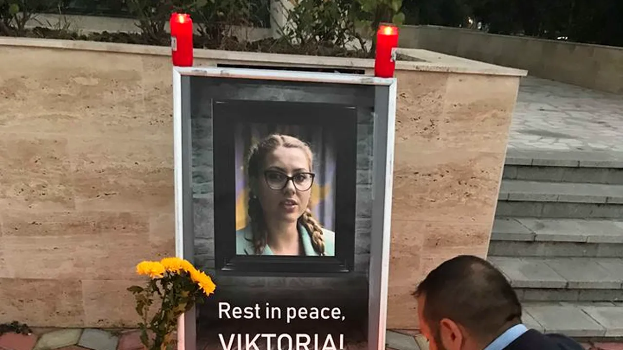 Jurnalista Victoria Marinova din Bulgaria, comemorată la Giurgiu | FOTO