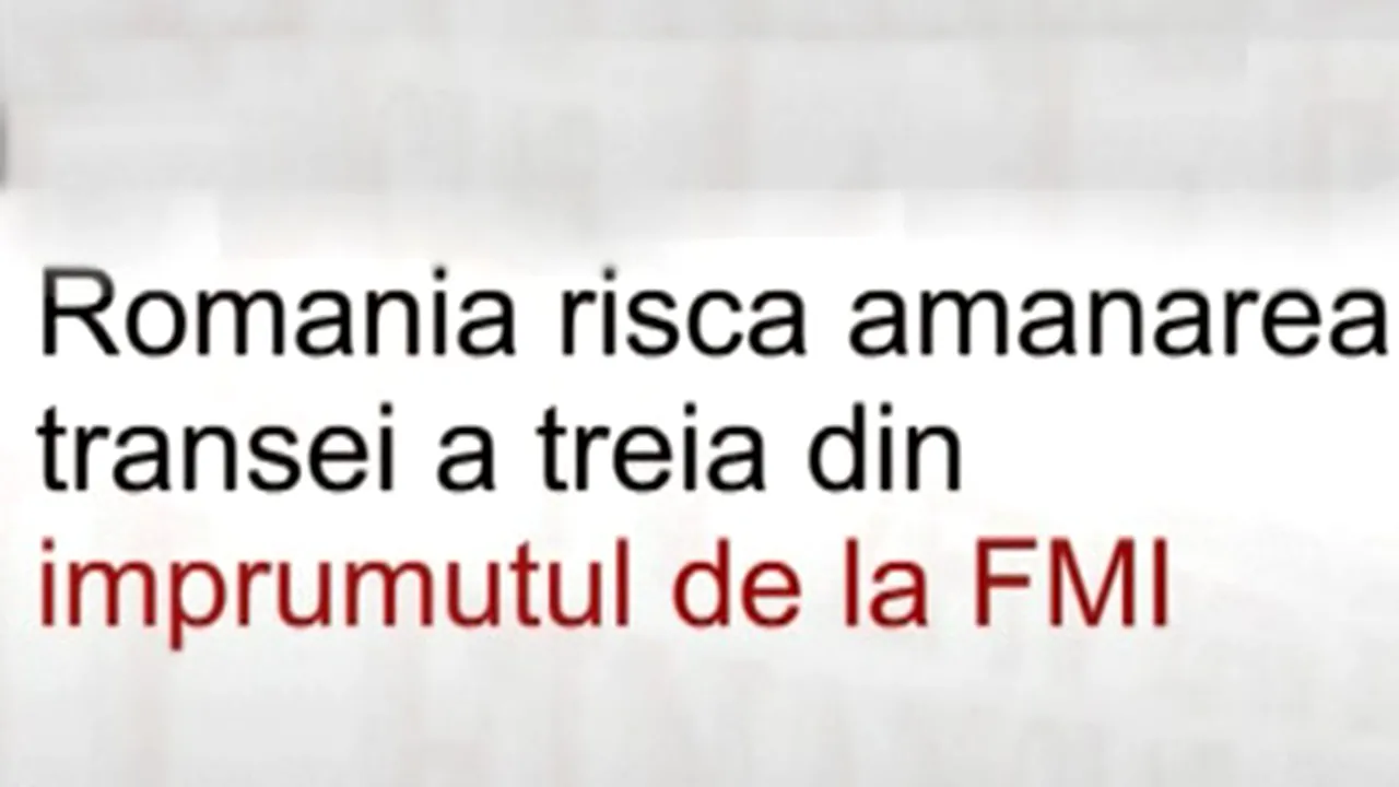 Cum afectează schimbarea guvernului relaţia cu FMI