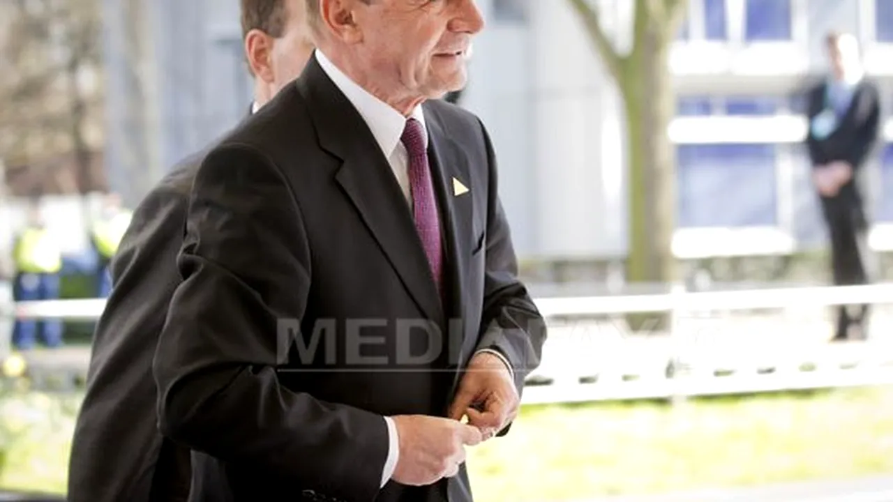 Băsescu, la Haga: România a fost a treia ţară care a returnat, încă din 2009, reziduurile nucleare
