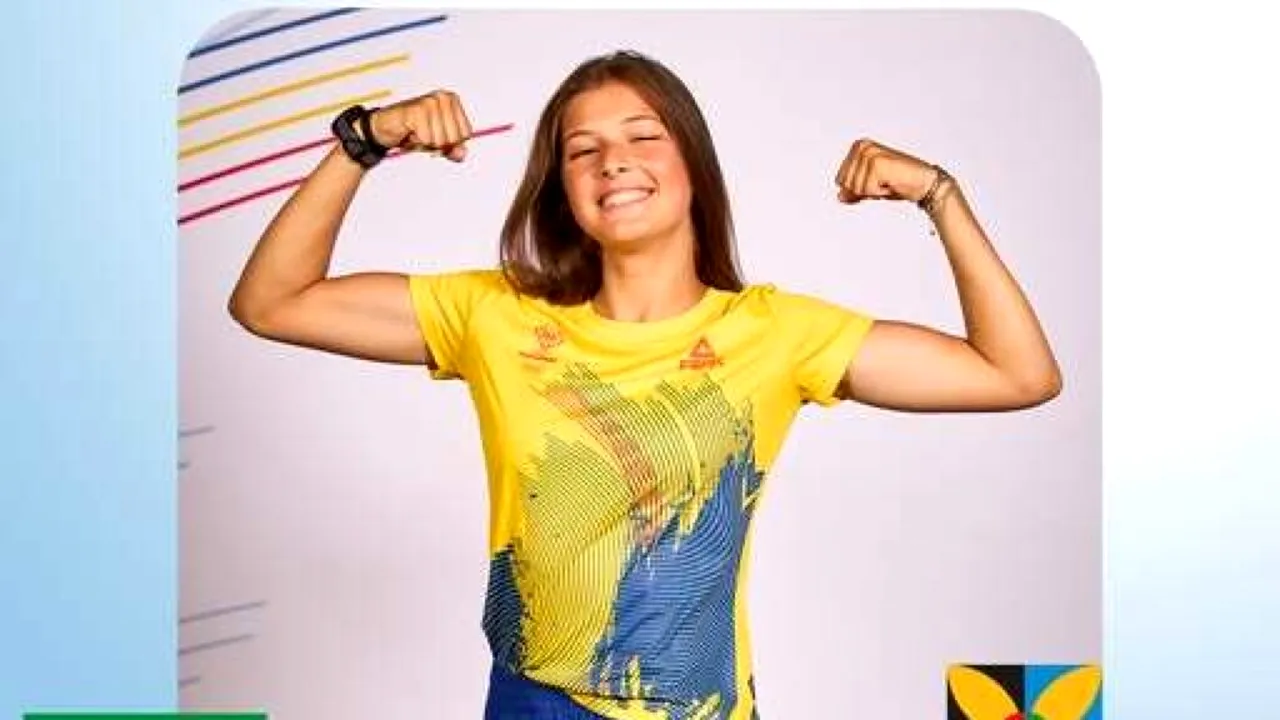 Atleta Ana Maria Dogan, prima medalie pentru România la FOTE 2025. Bronz la săritura în lungime